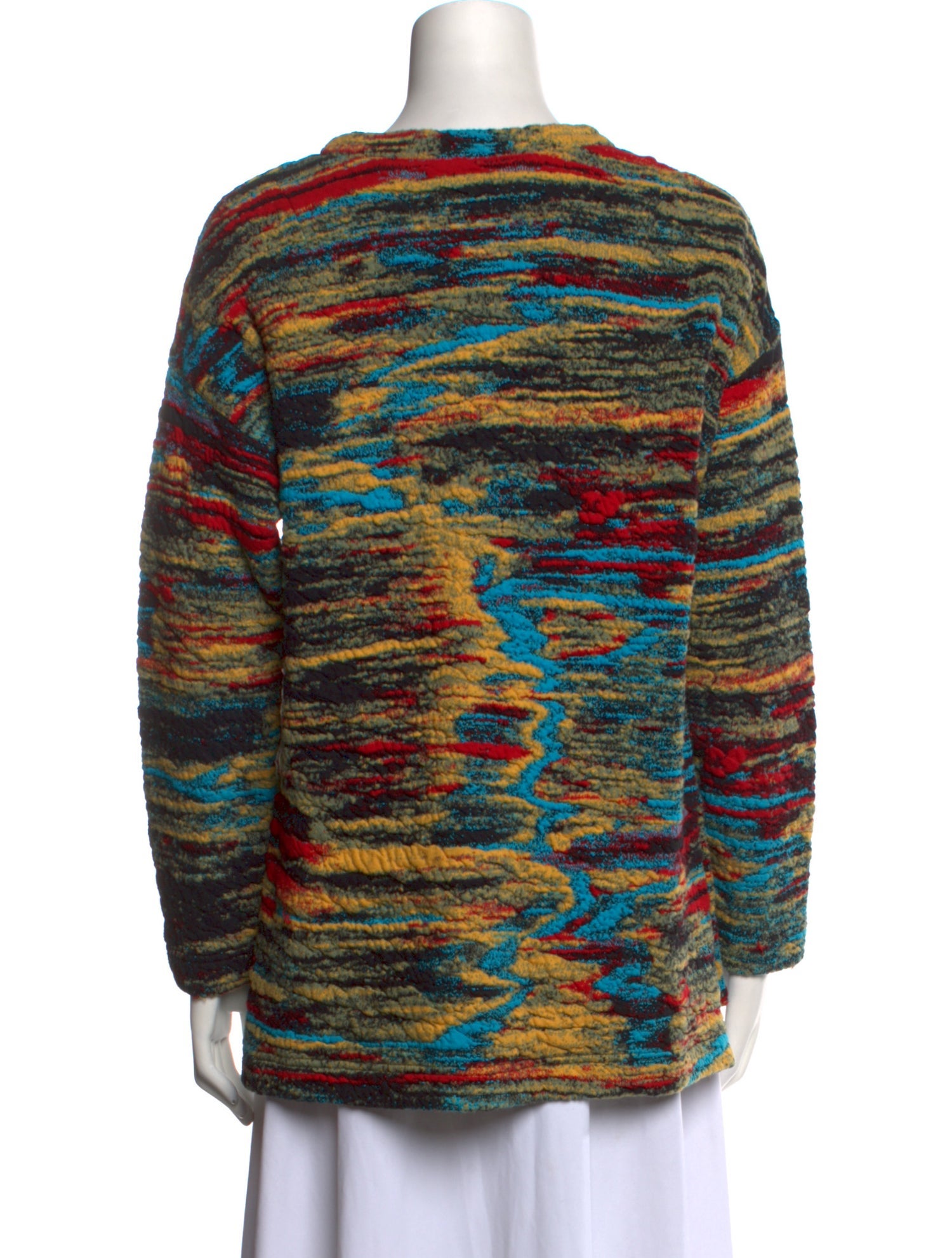 Akris Punto Printed Crew Neck Sweatshirt