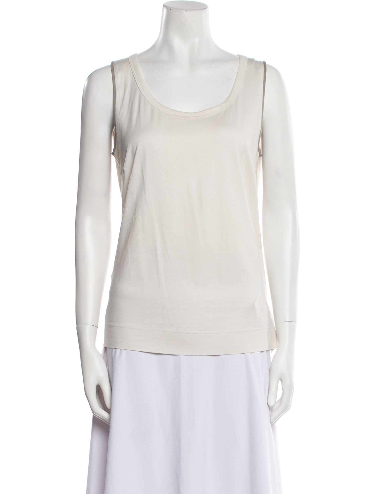 Akris Punto Scoop Neck Sleeveless Top