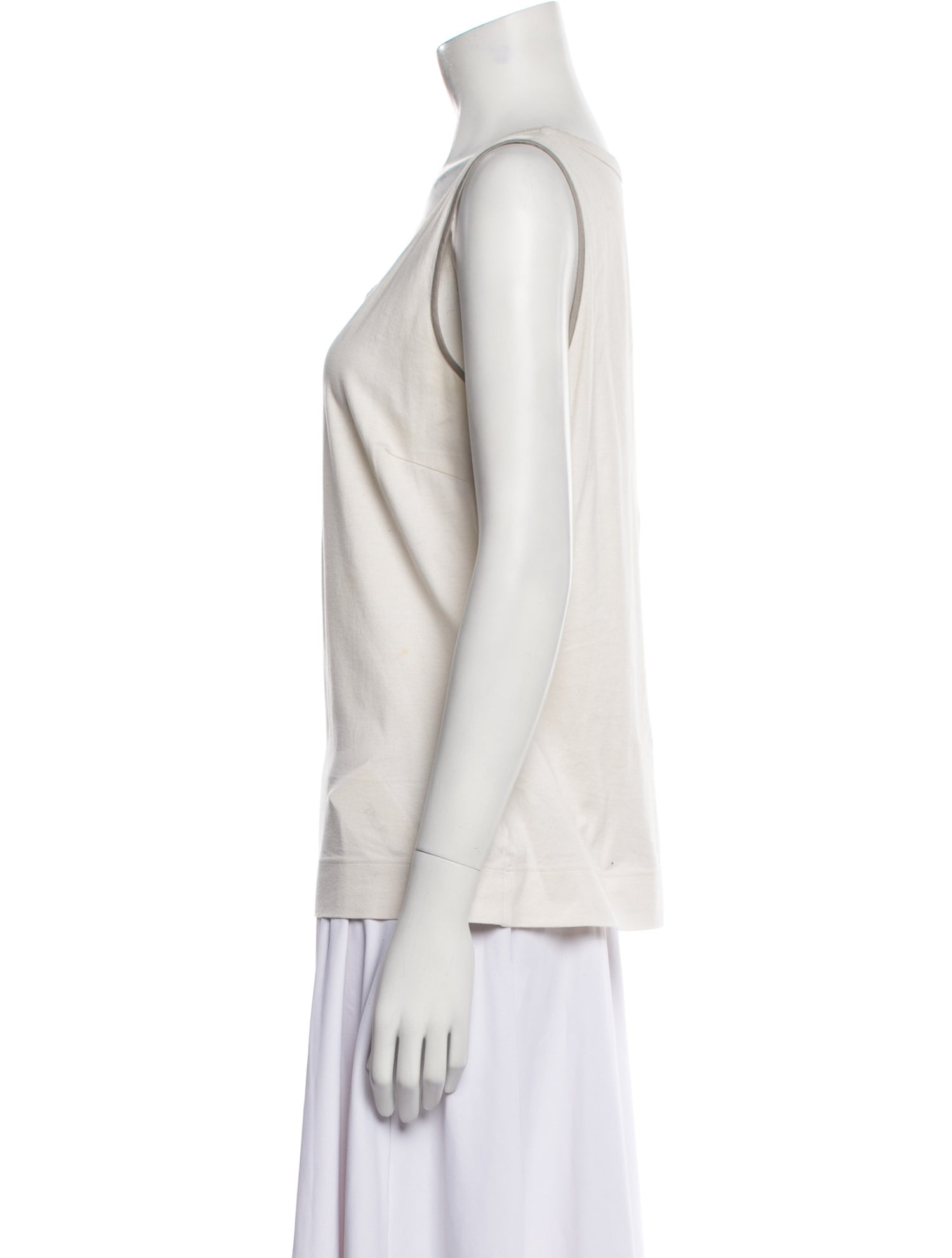 Akris Punto Scoop Neck Sleeveless Top