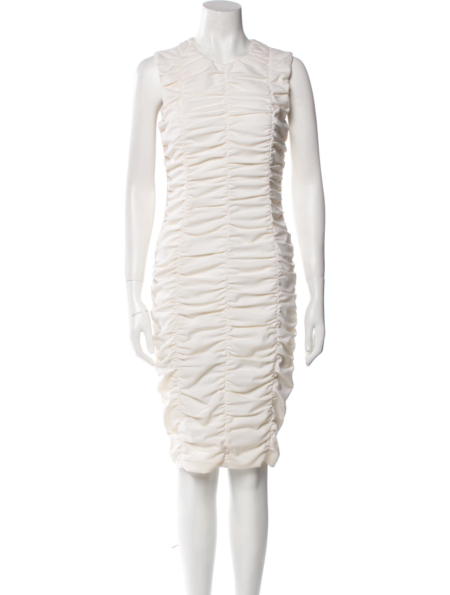 Akris Punto Crew Neck Knee-Length Dress