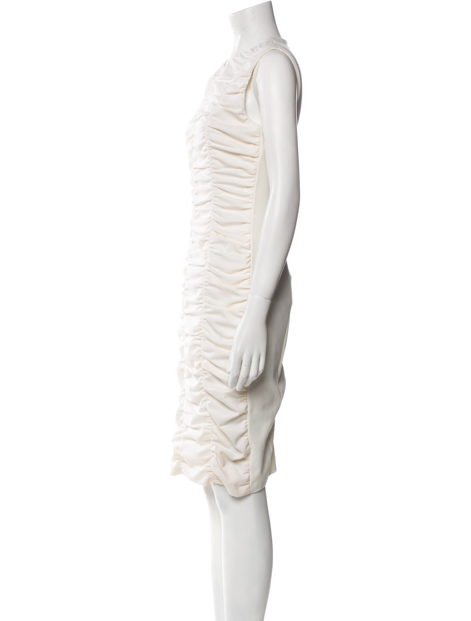 Akris Punto Crew Neck Knee-Length Dress