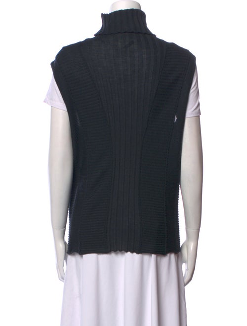 Akris x Bergdorf Goodman Wool Turtleneck Top