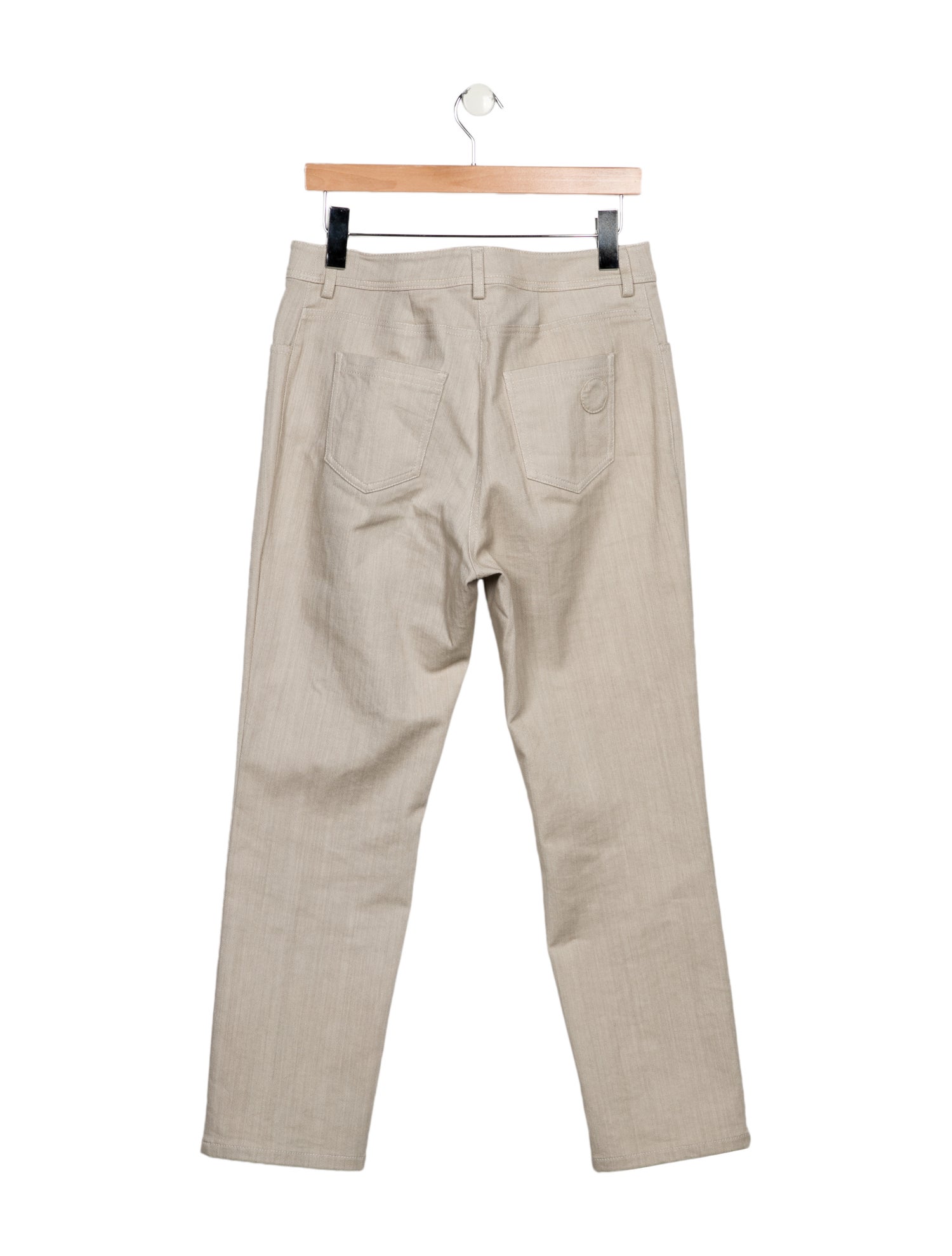 Akris Punto Mid-Rise Straight Leg Jeans