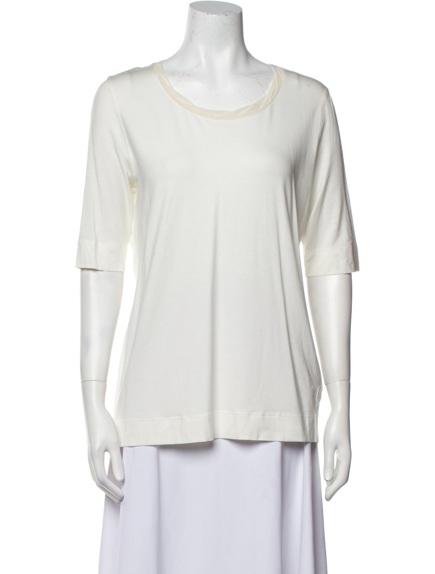 Akris Punto Scoop Neck Short Sleeve T-Shirt w/ Tags