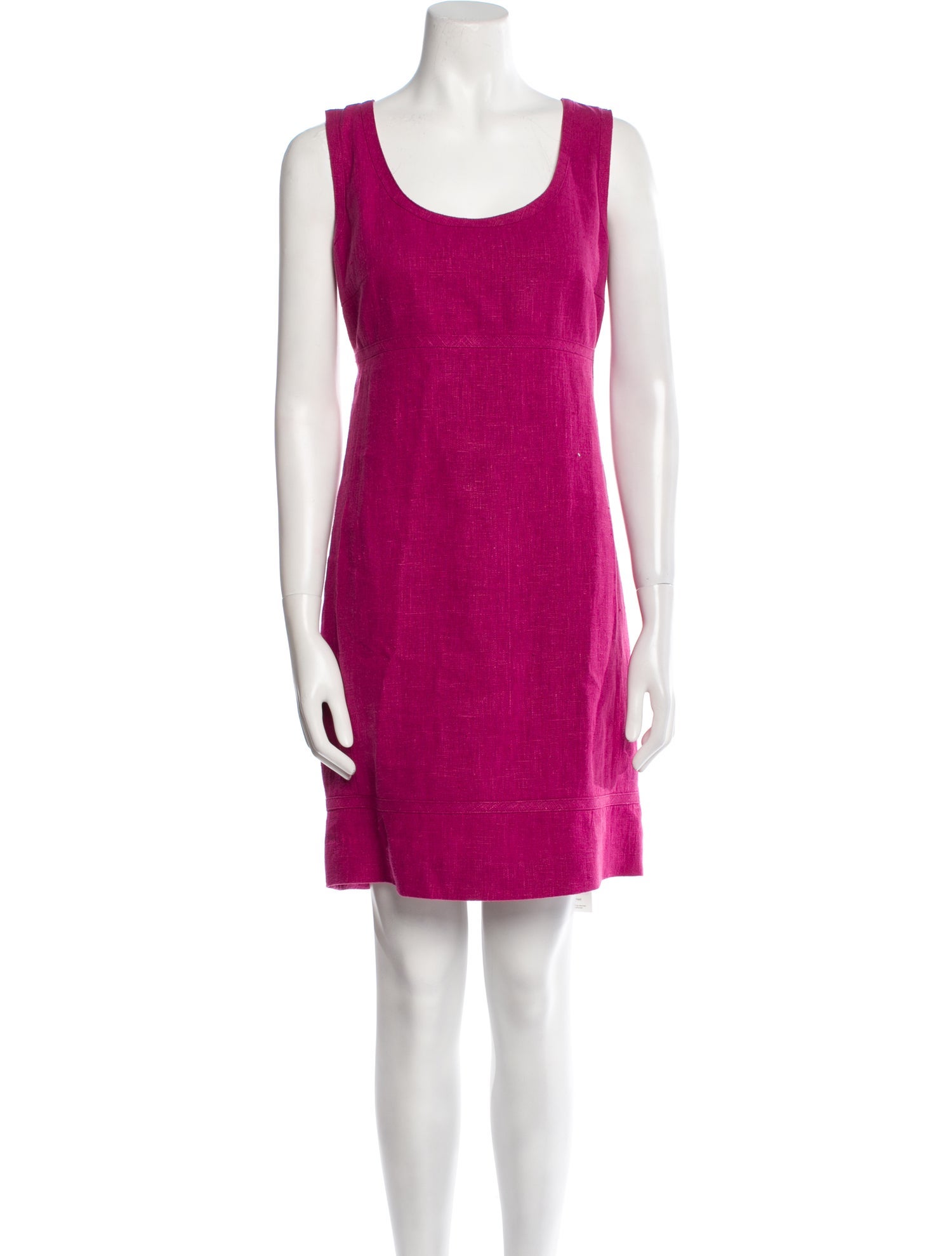 Akris Punto Scoop Neck Mini Dress