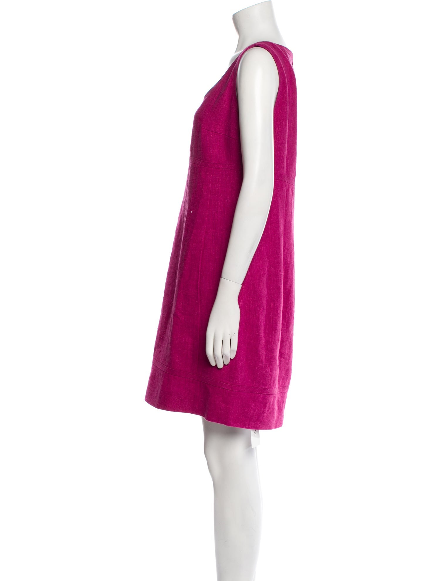 Akris Punto Scoop Neck Mini Dress