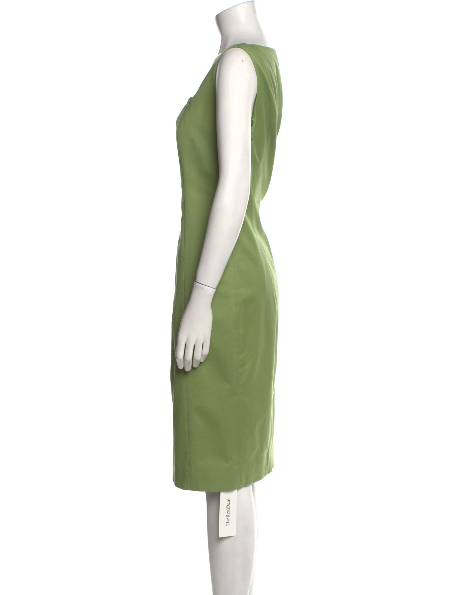 Akris Punto Square Neckline Knee-Length Dress