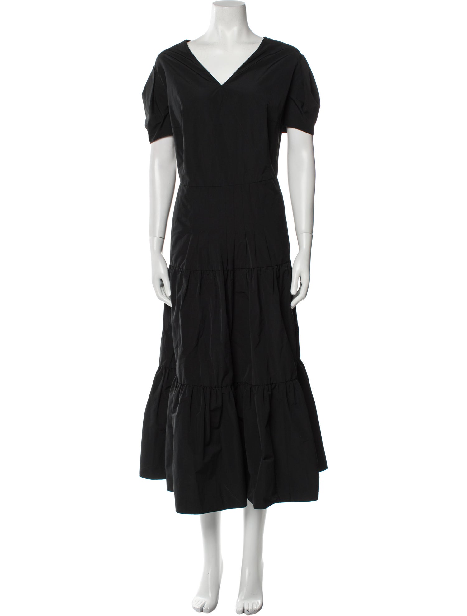 Akris Punto V-Neck Long Dress