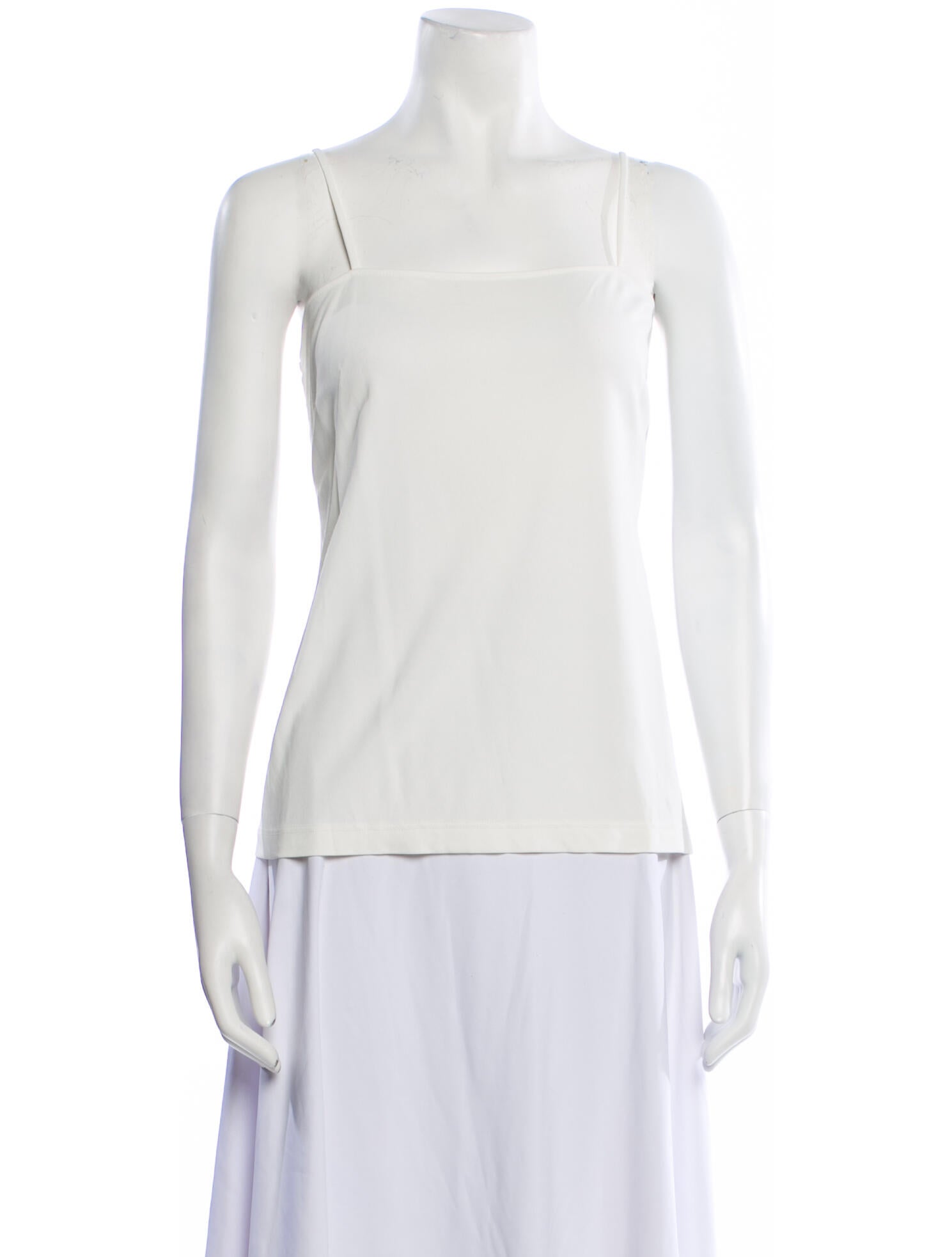 Akris Punto Square Neckline Sleeveless Top