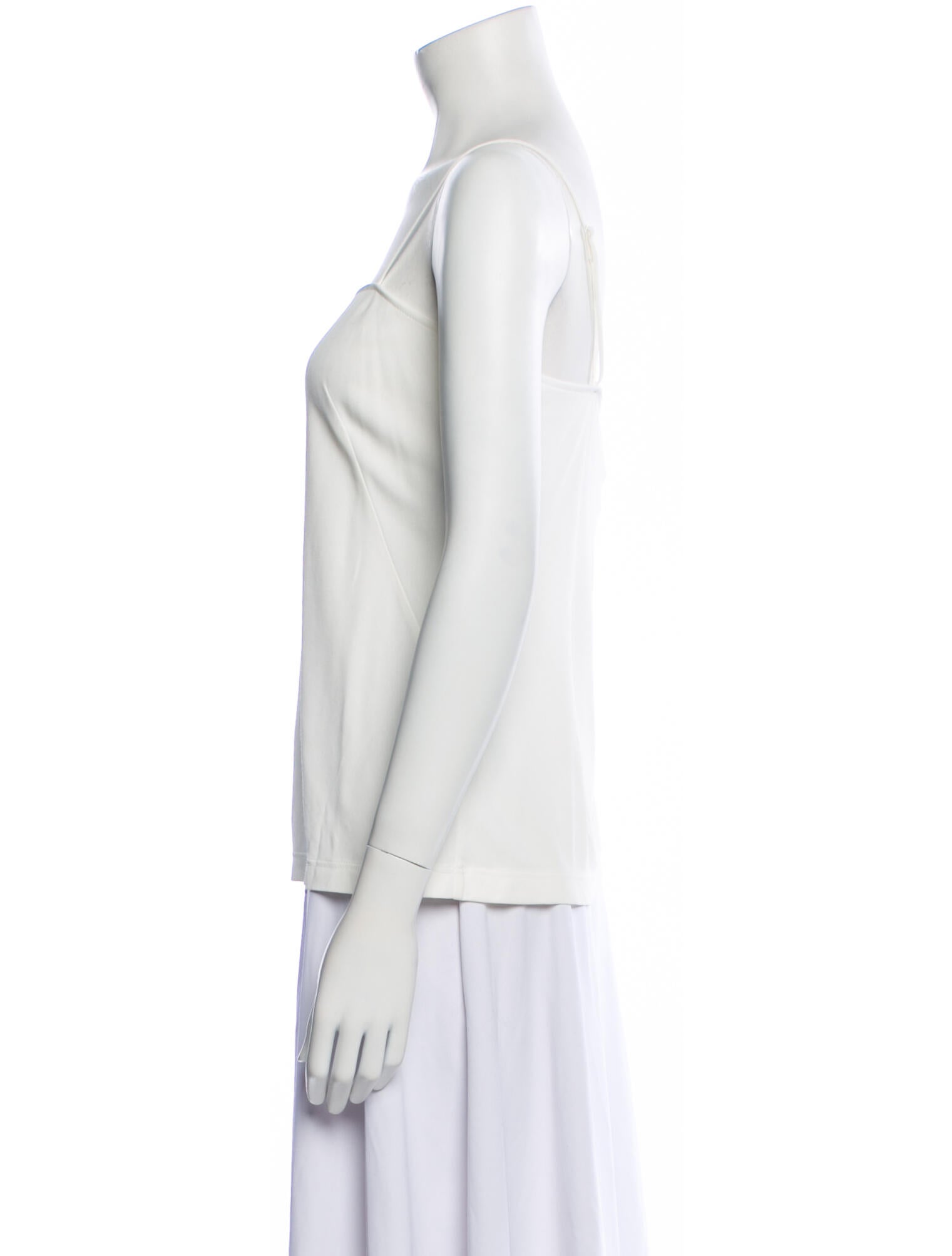 Akris Punto Square Neckline Sleeveless Top