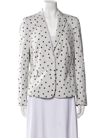 Akris Punto Polka Dot Print Blazer