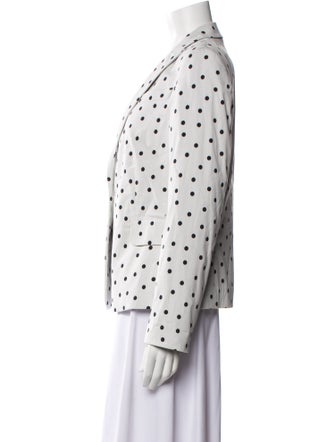 Akris Punto Polka Dot Print Blazer