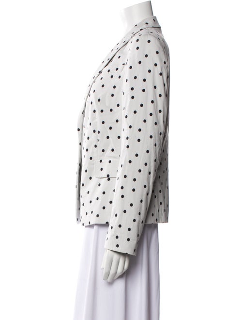 Akris Punto Polka Dot Print Blazer