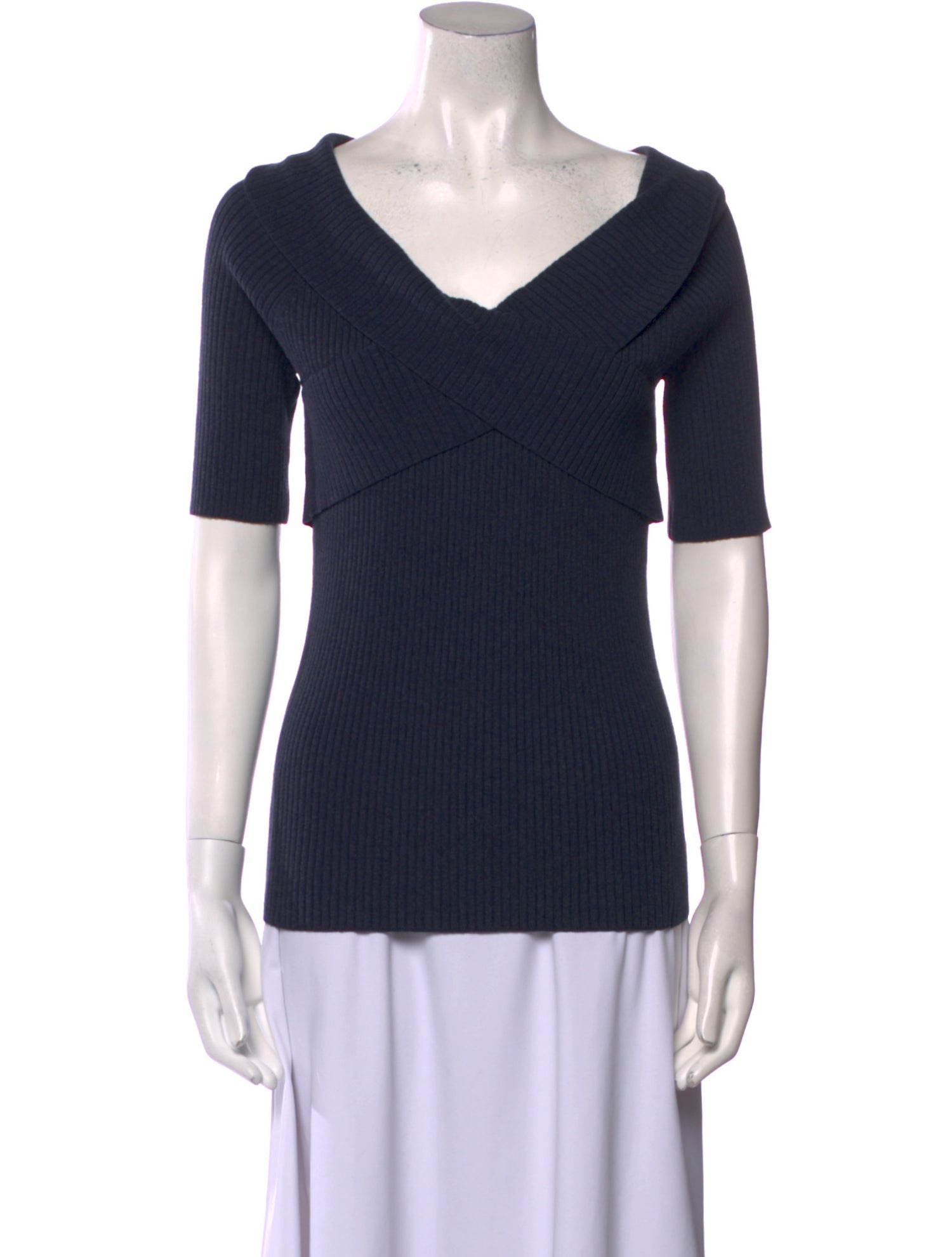 Akris Punto V-Neck Short Sleeve T-Shirt w/ Tags