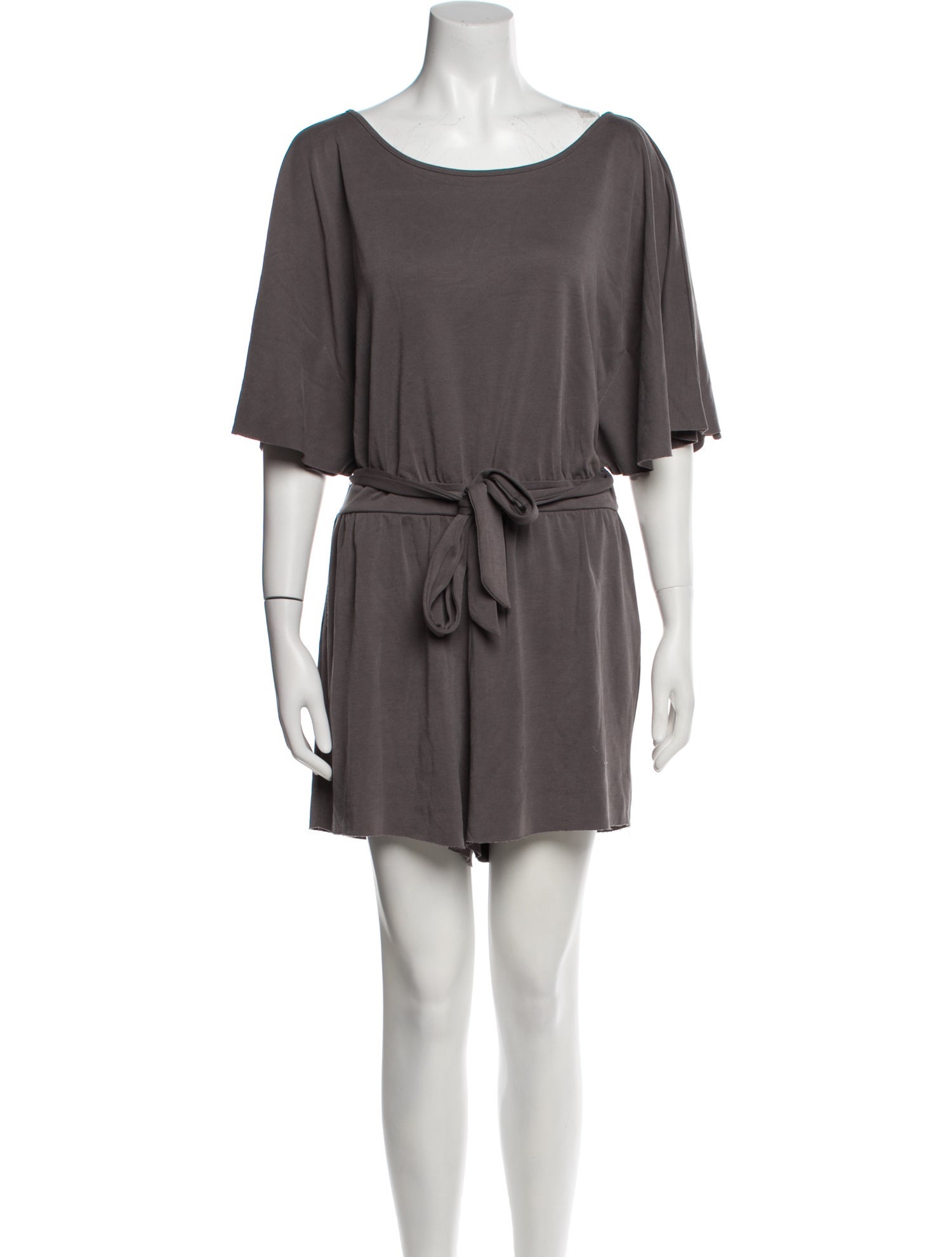 Akris x Bergdorf Goodman Scoop Neck Romper