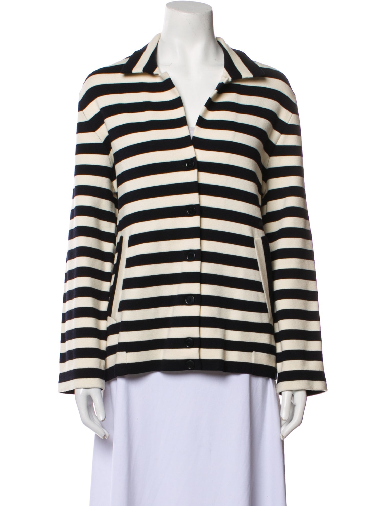 Akris Punto Wool Striped Blazer