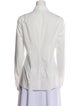 Akris Punto Long Sleeve Button-Up Top