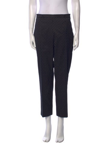 Akris Punto Pants Polka Dot Print Straight Leg XL