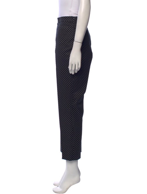 Akris Punto Polka Dot Print Straight Leg Pants