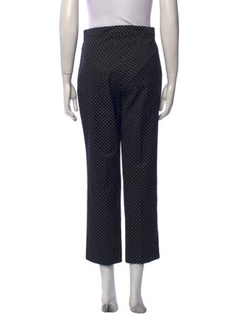 Akris Punto Polka Dot Print Straight Leg Pants