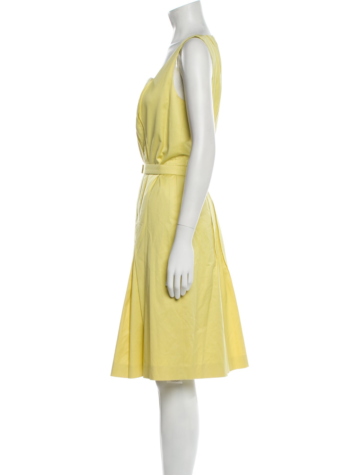 Akris Punto Square Neckline Knee-Length Dress