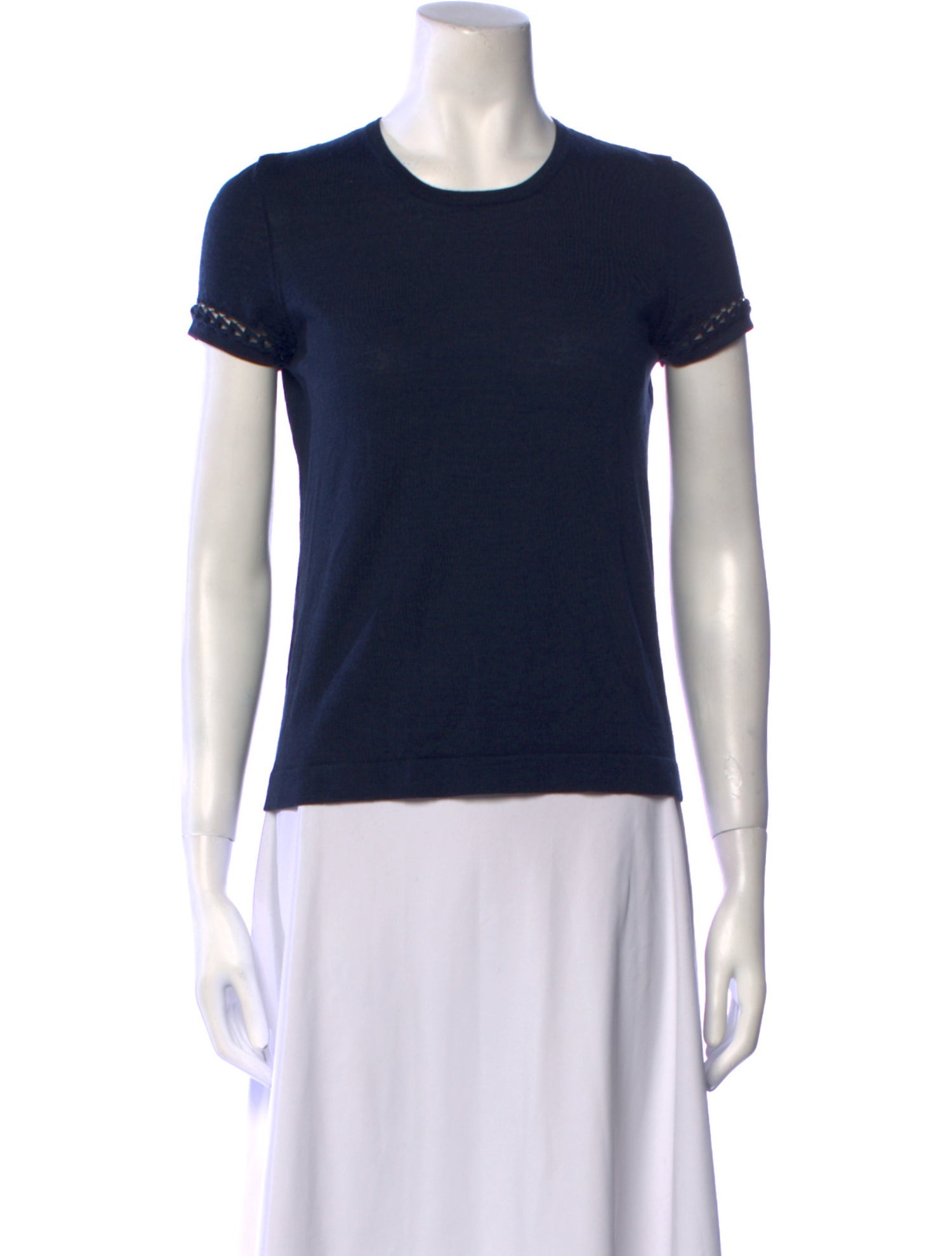 Akris Punto Wool Crew Neck T-Shirt