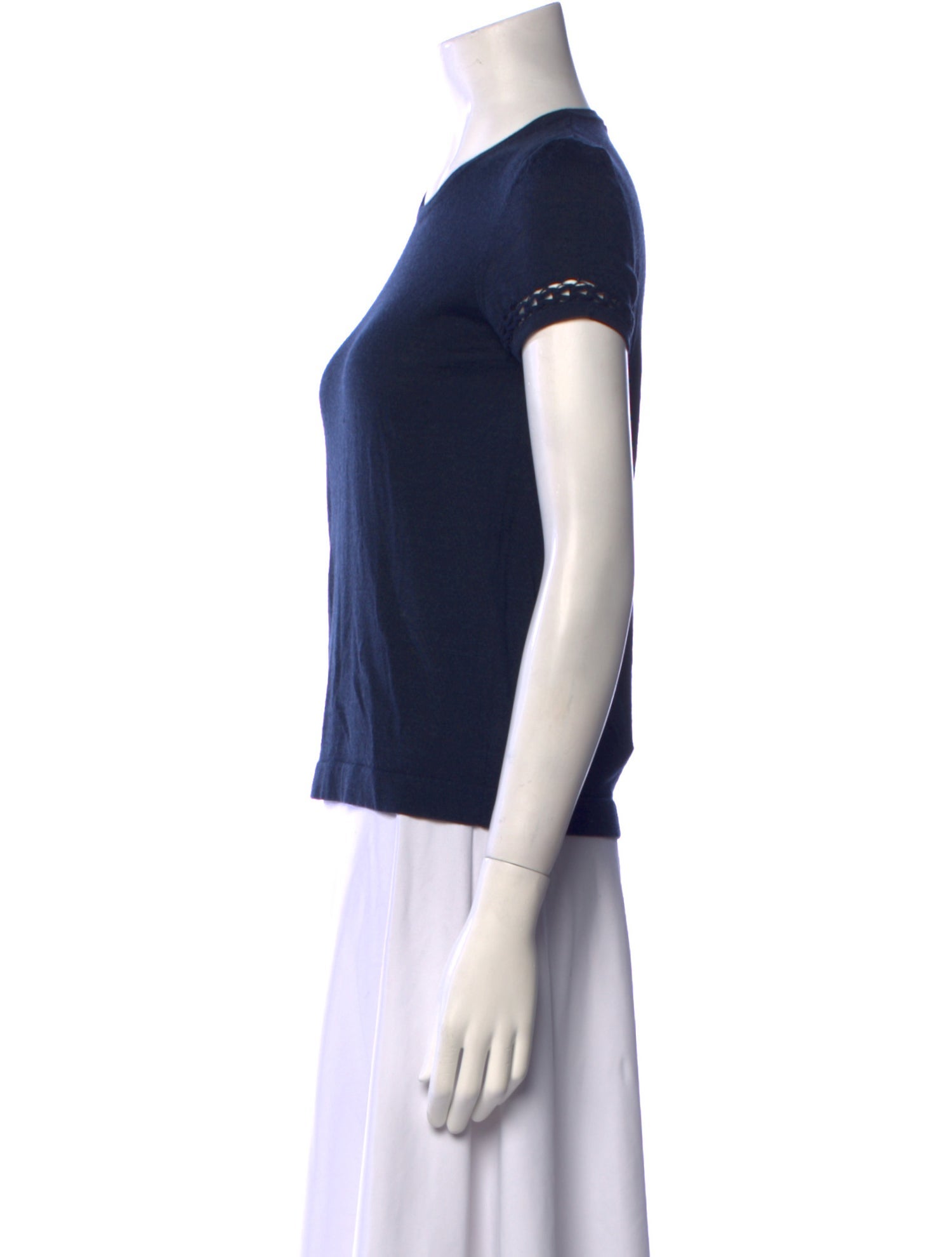 Akris Punto Wool Crew Neck T-Shirt