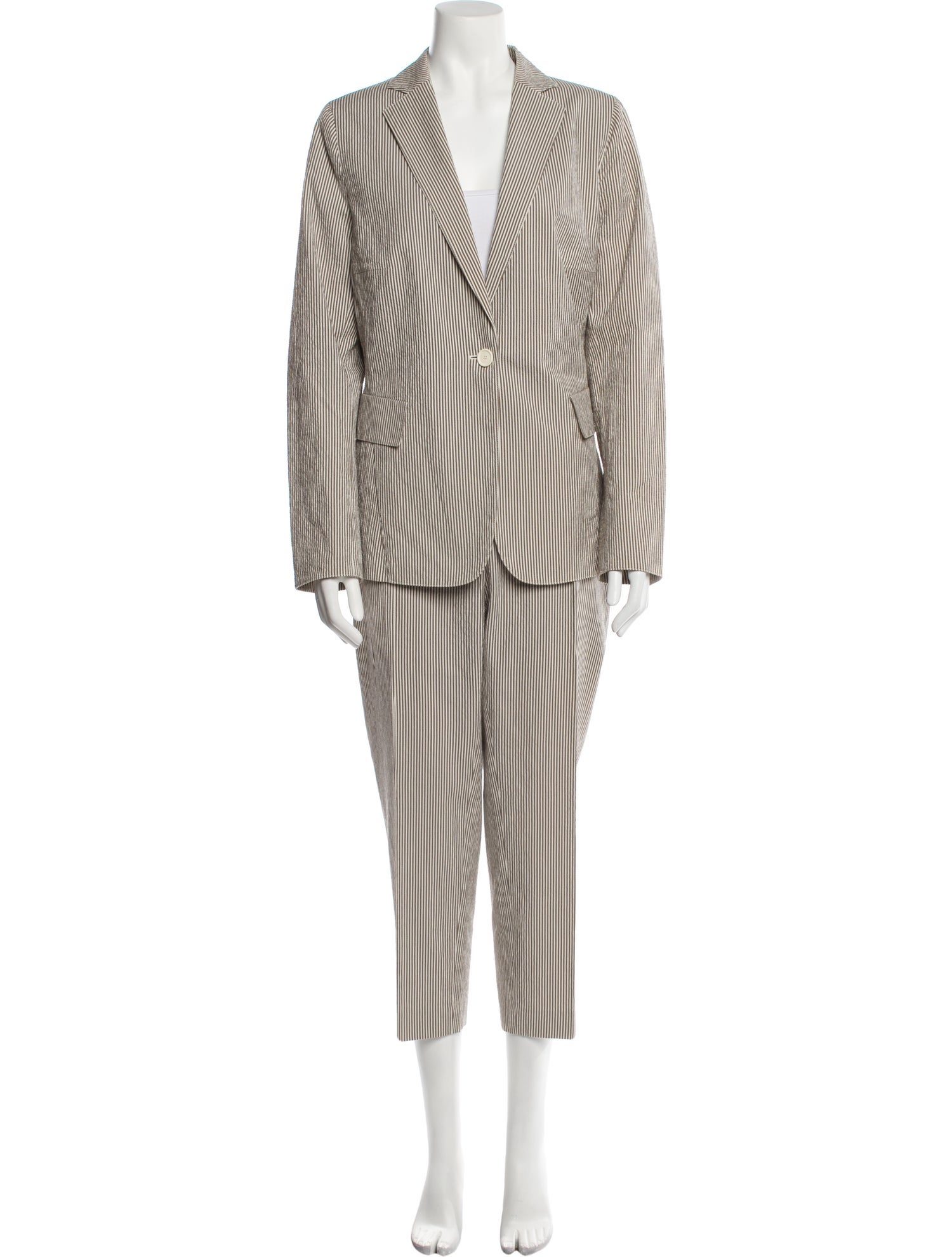 Akris Punto Striped Pant Set