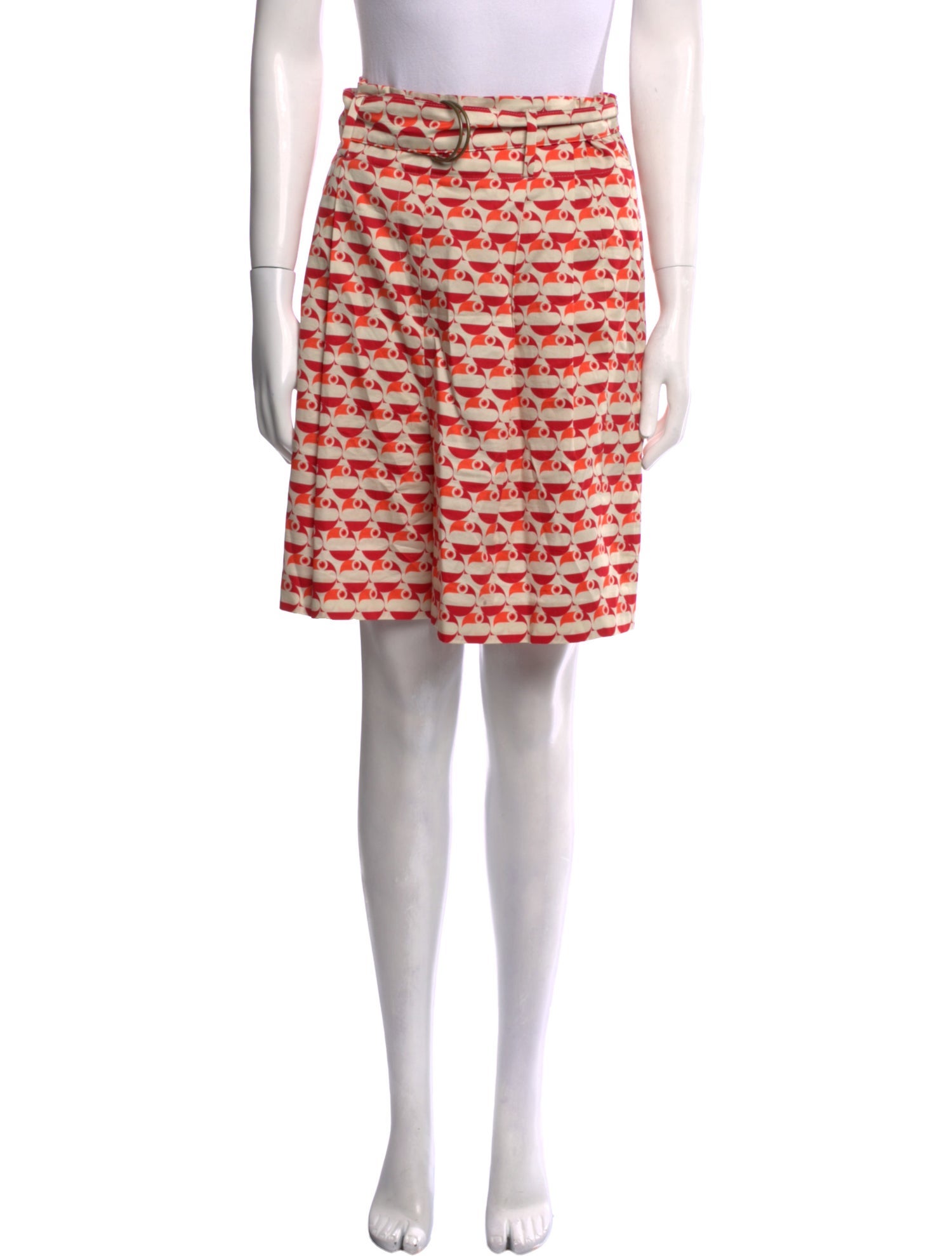 Akris Punto Printed Knee-Length Shorts