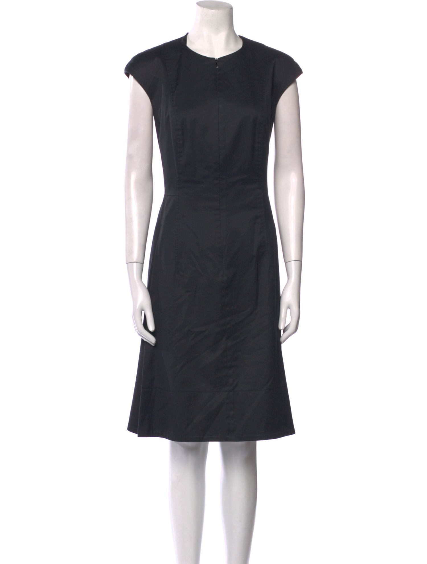 Akris Punto Crew Neck Knee-Length Dress