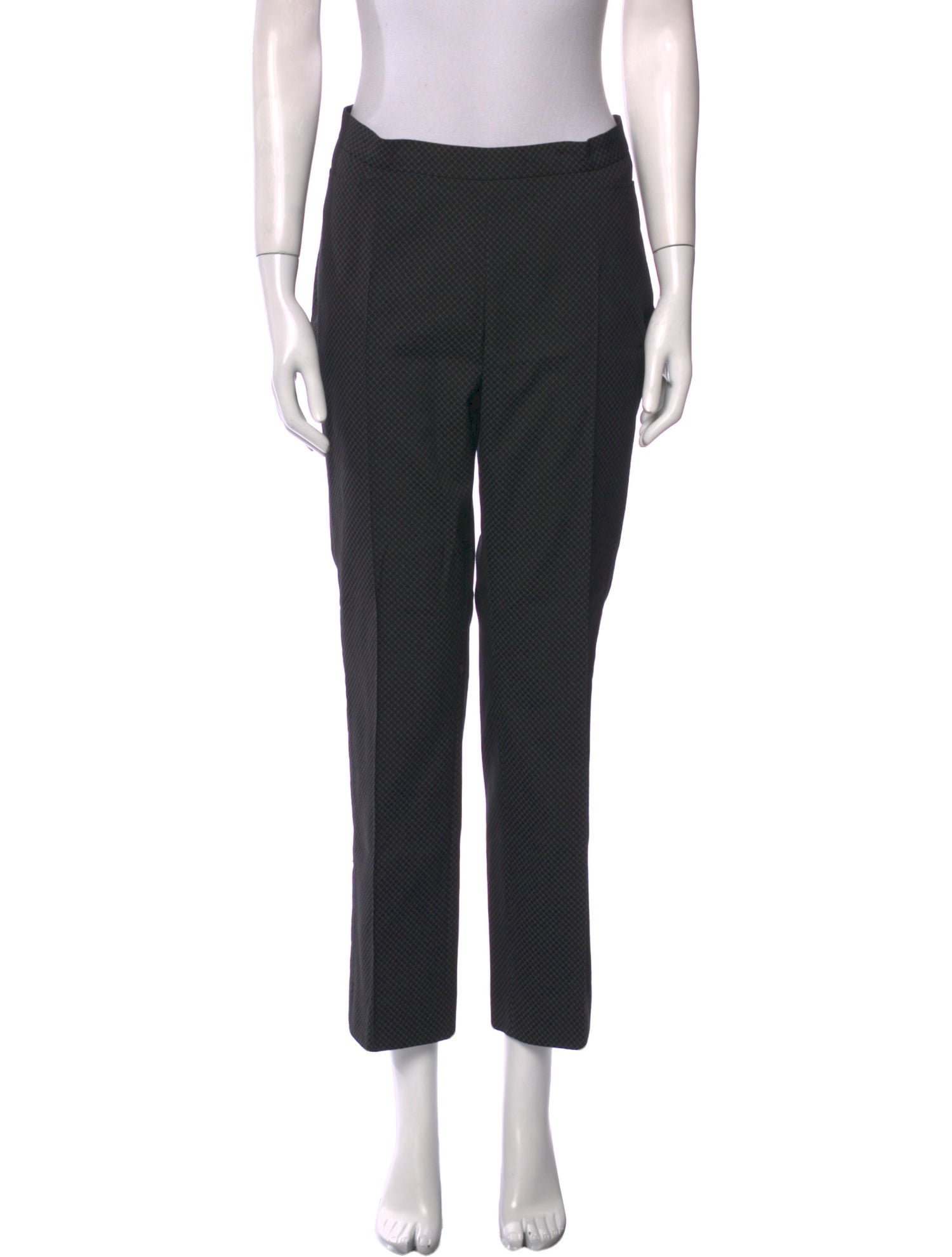 Akris Punto Printed Straight Leg Pants