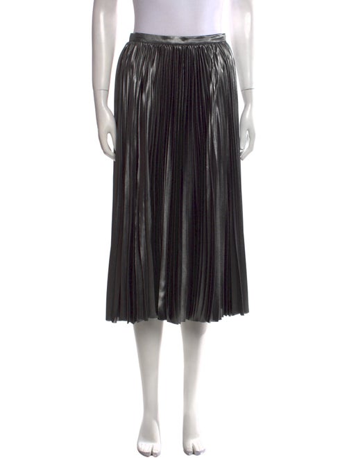 Akris Punto Pleated Accents Midi Length Skirt