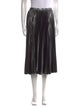 Akris Punto Pleated Accents Midi Length Skirt