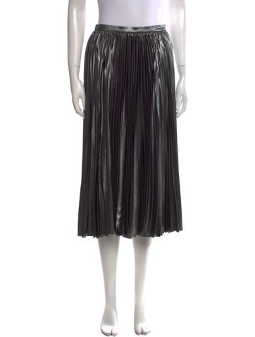 Akris Punto Skirts Pleated Accents Midi Length Skirt S