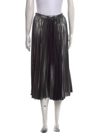 Akris Punto Pleated Accents Midi Length Skirt