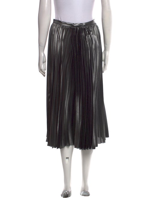 Akris Punto Pleated Accents Midi Length Skirt