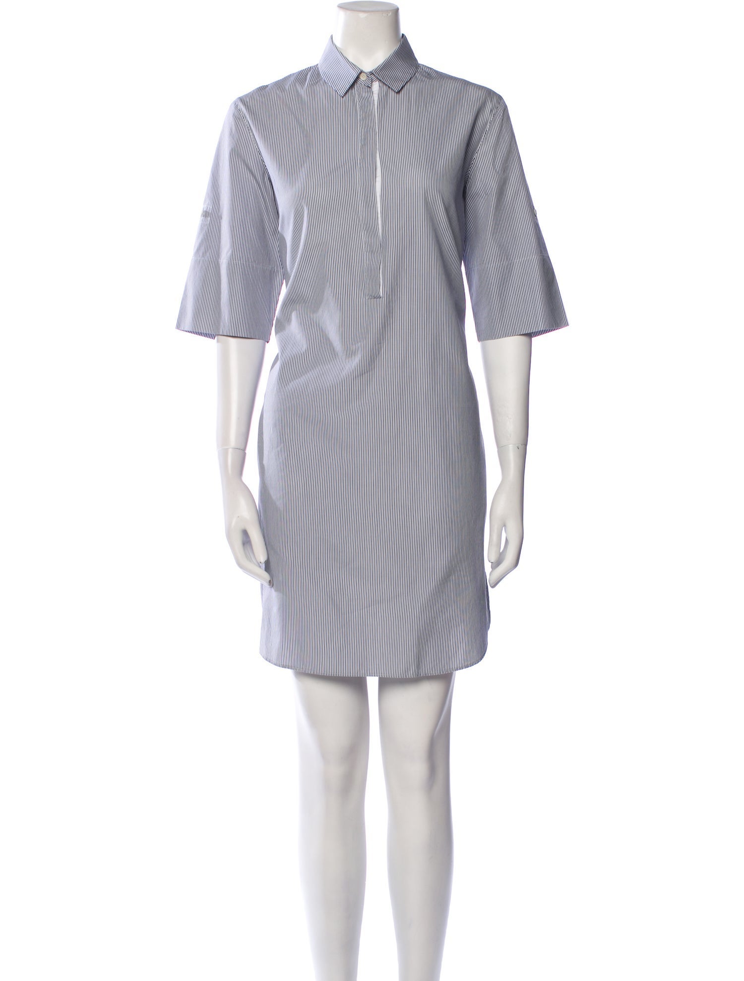 Akris Punto Striped Mini Dress