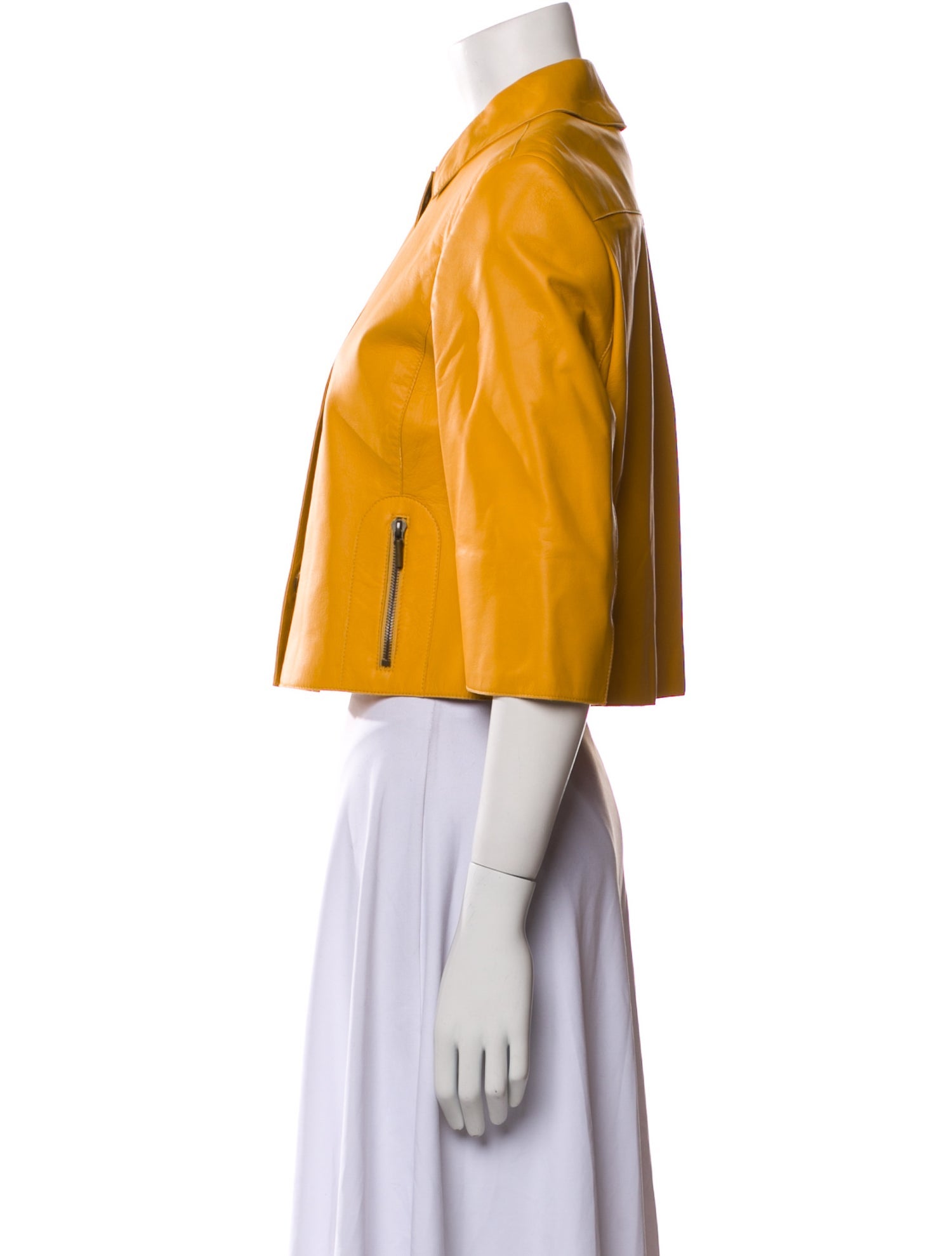 Akris Punto Leather Jacket