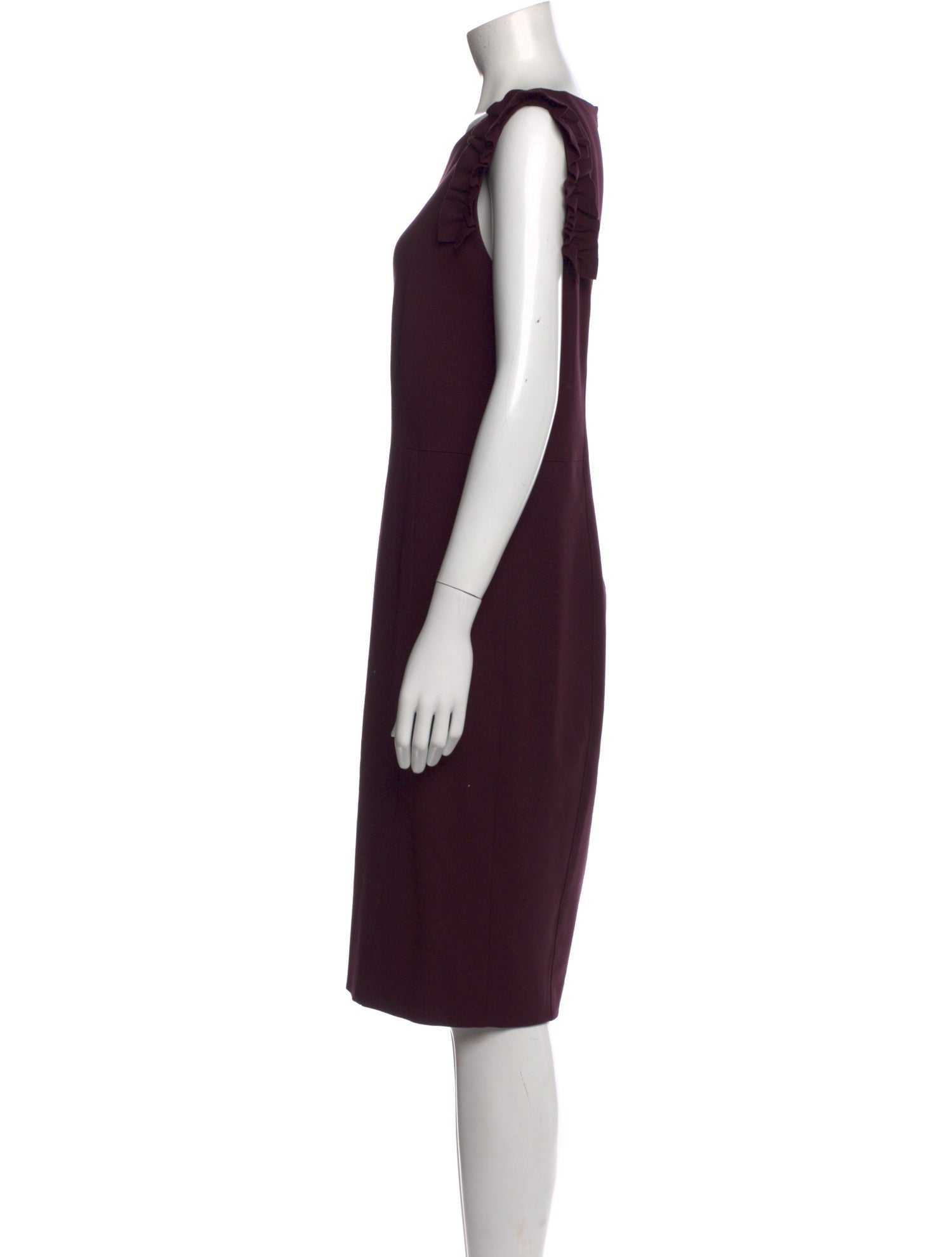 Akris Punto Bateau Neckline Knee-Length Dress