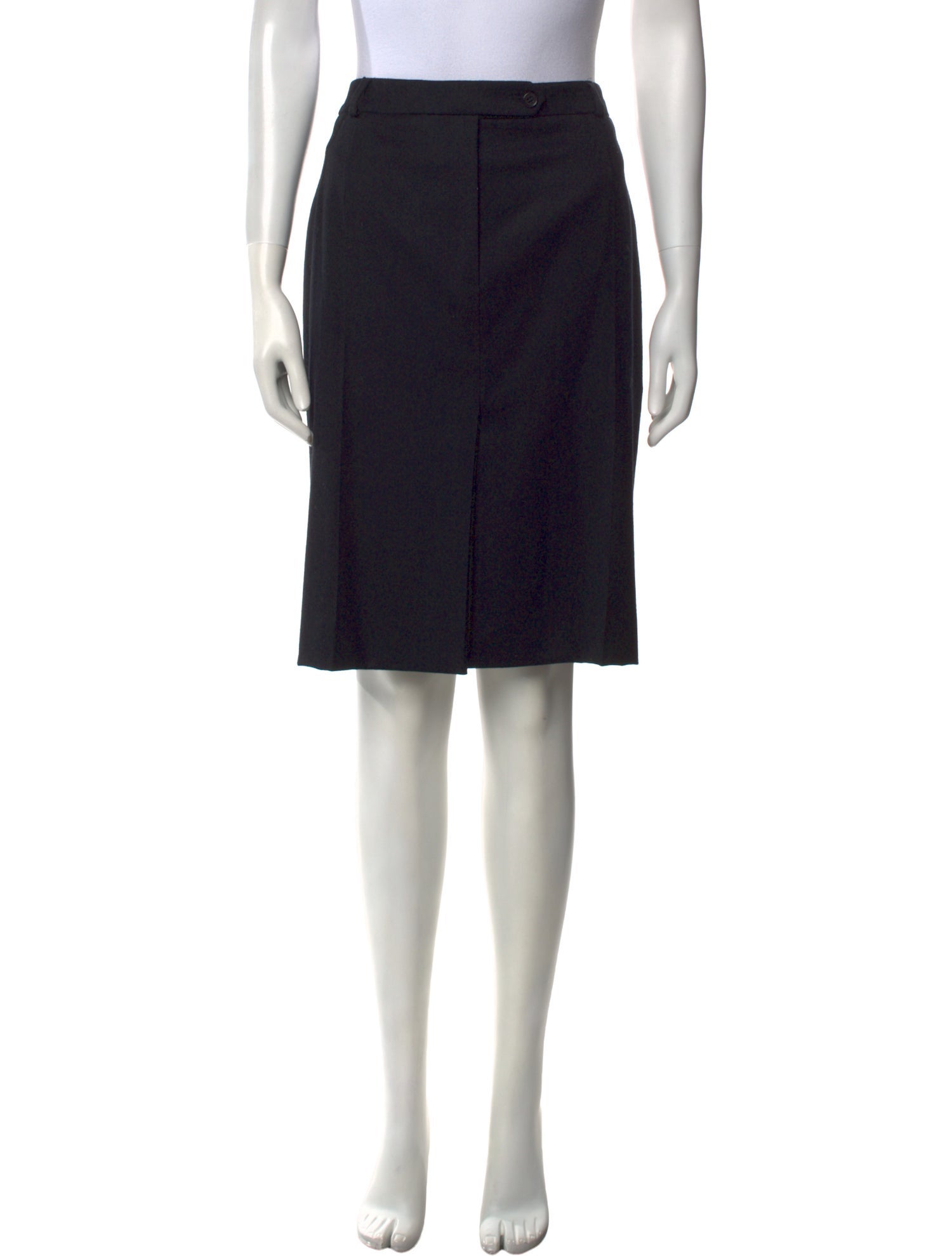 Akris Punto Wool Knee-Length Skirt
