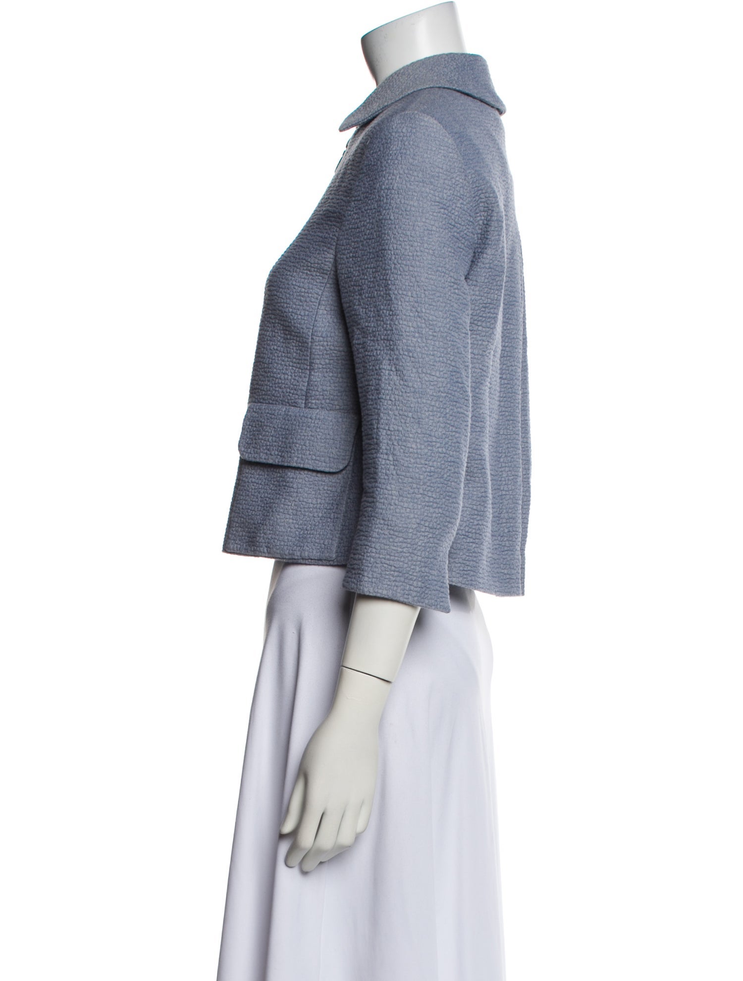 Akris Punto Tweed Pattern Evening Jacket