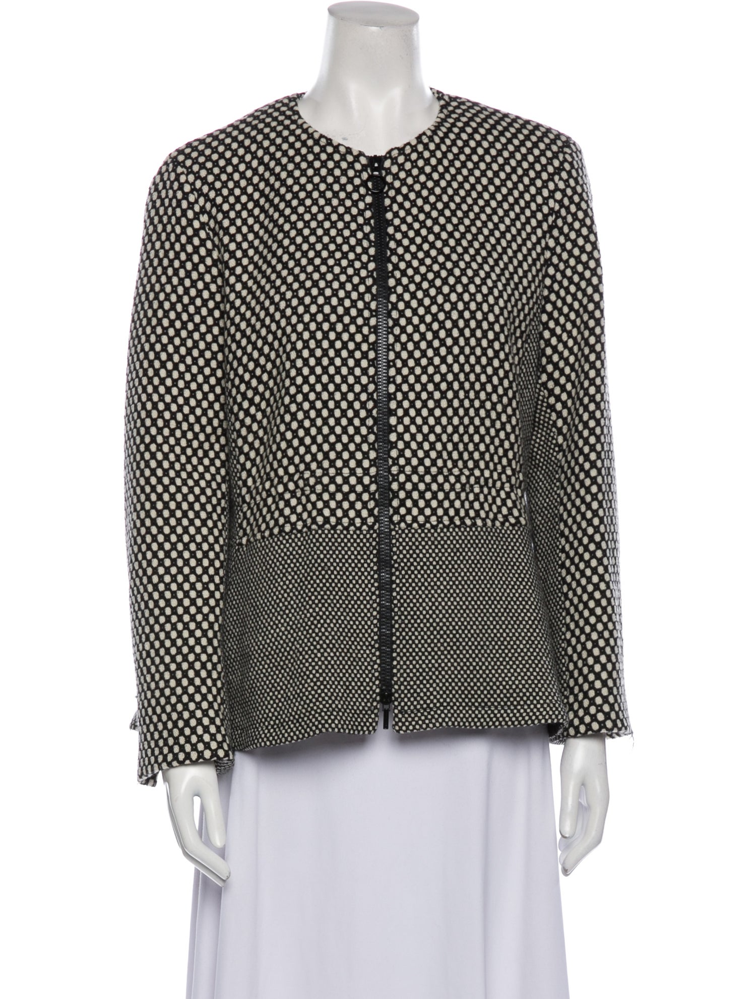 Akris Punto Wool Printed Jacket
