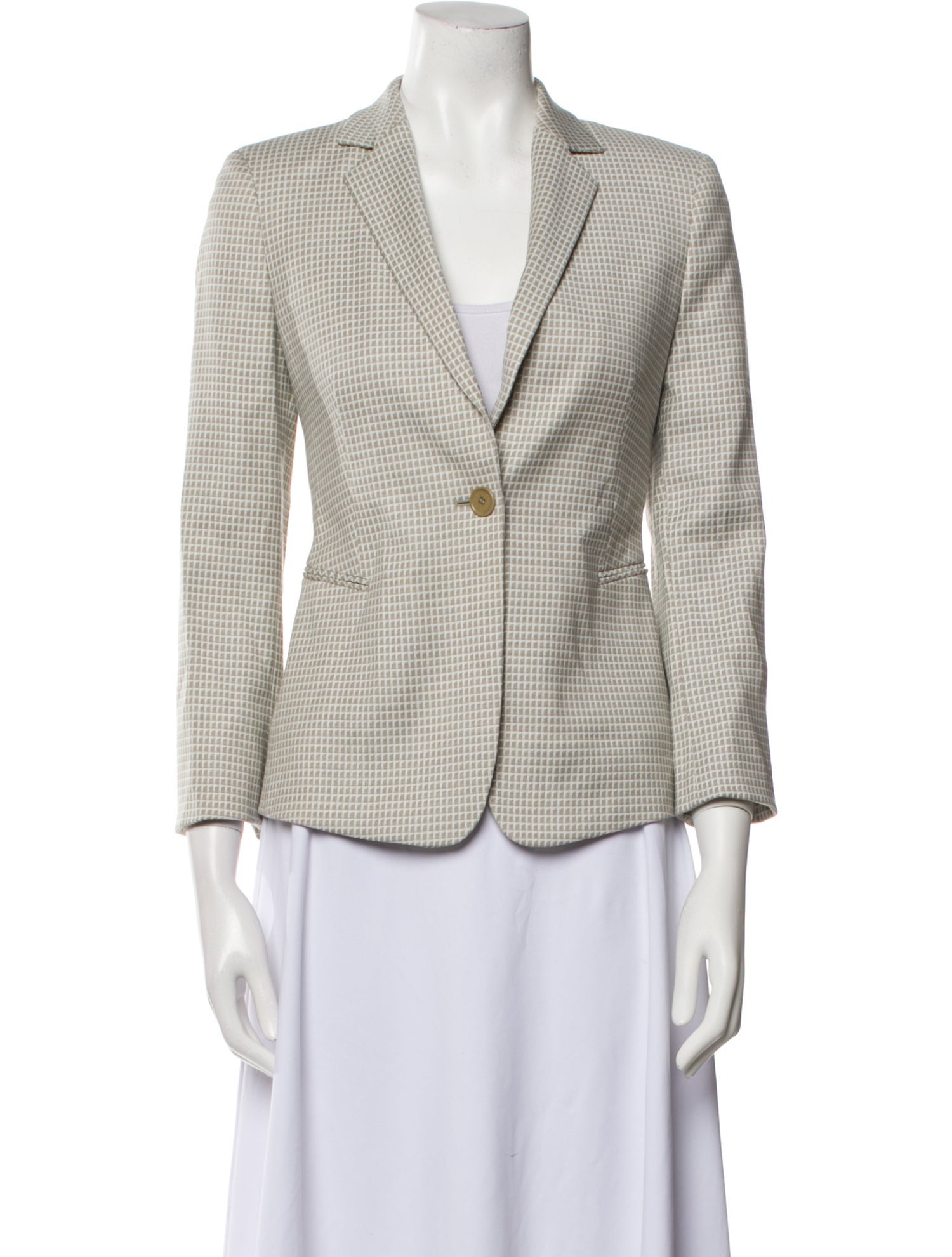 Akris Punto Plaid Print Blazer