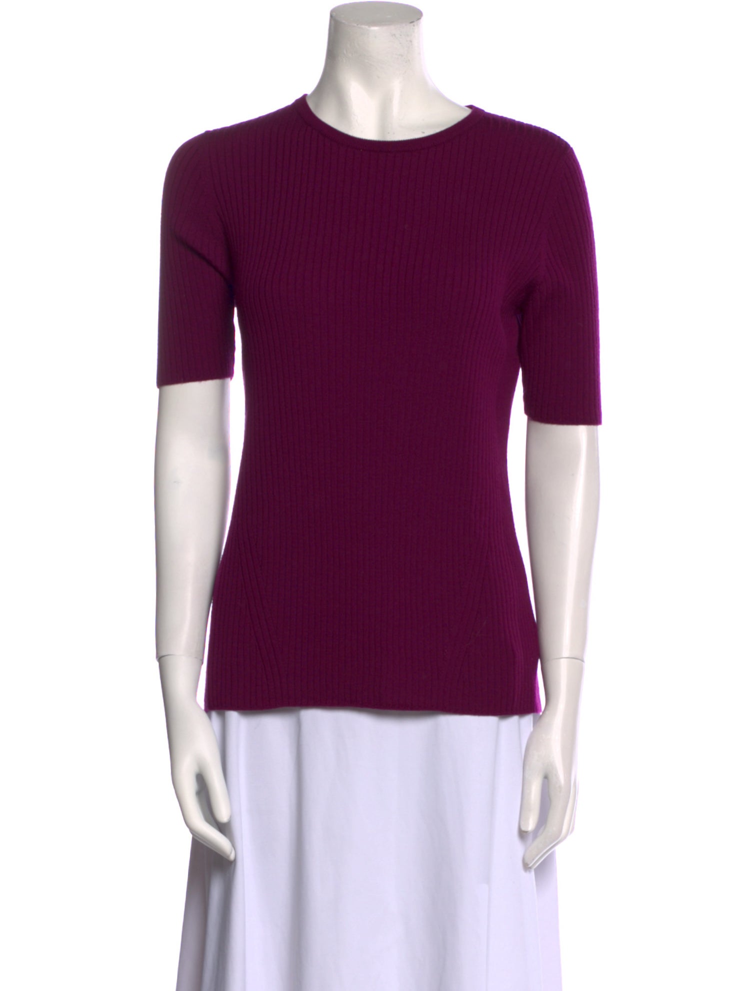 Akris Punto Virgin Wool Scoop Neck Sweater