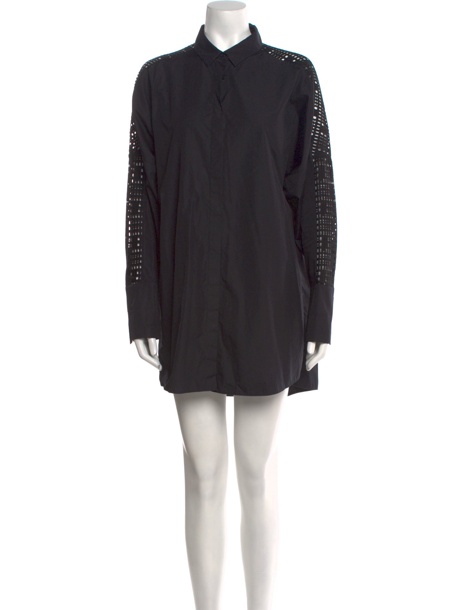 Akris Punto Mock Neck Mini Dress