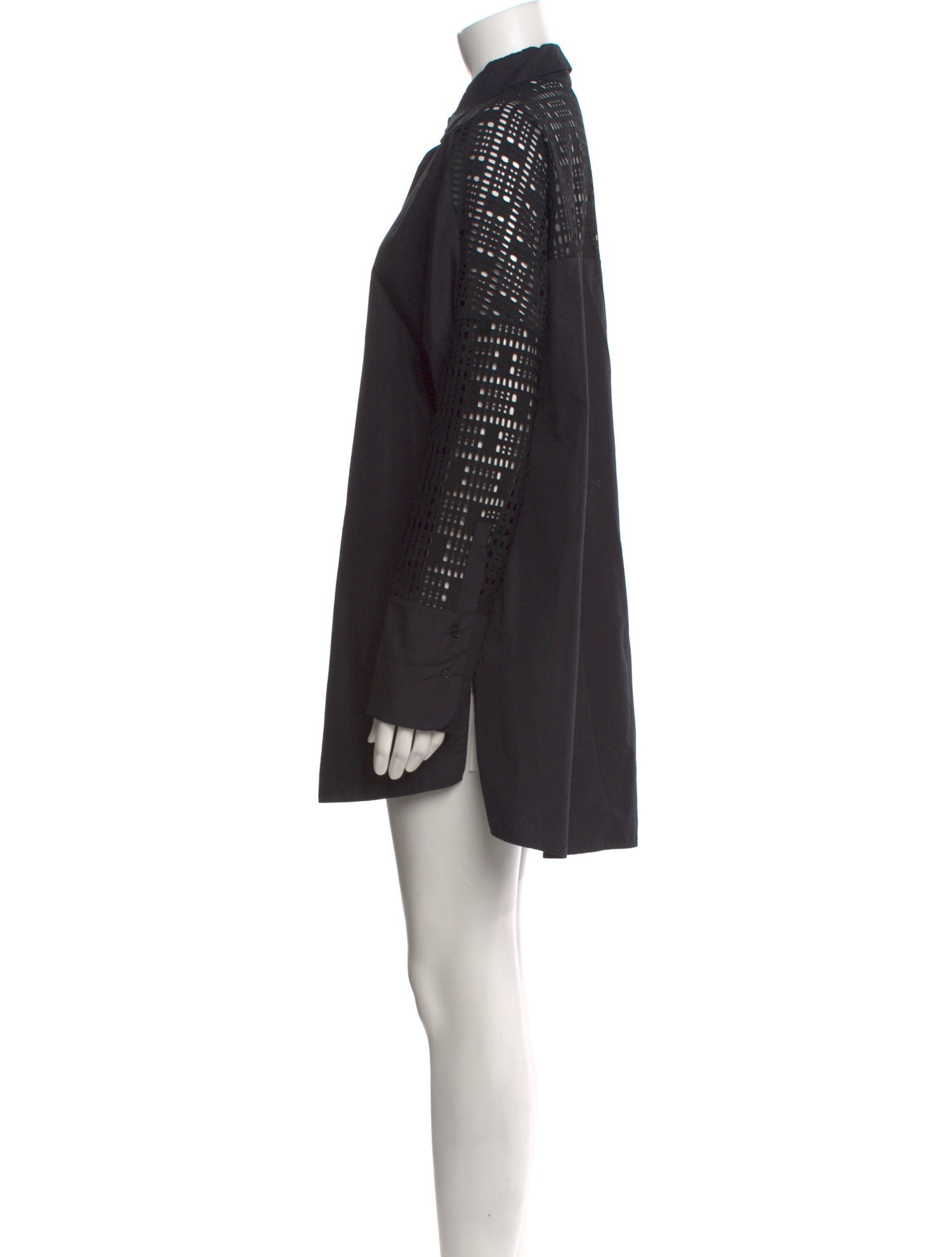 Akris Punto Mock Neck Mini Dress