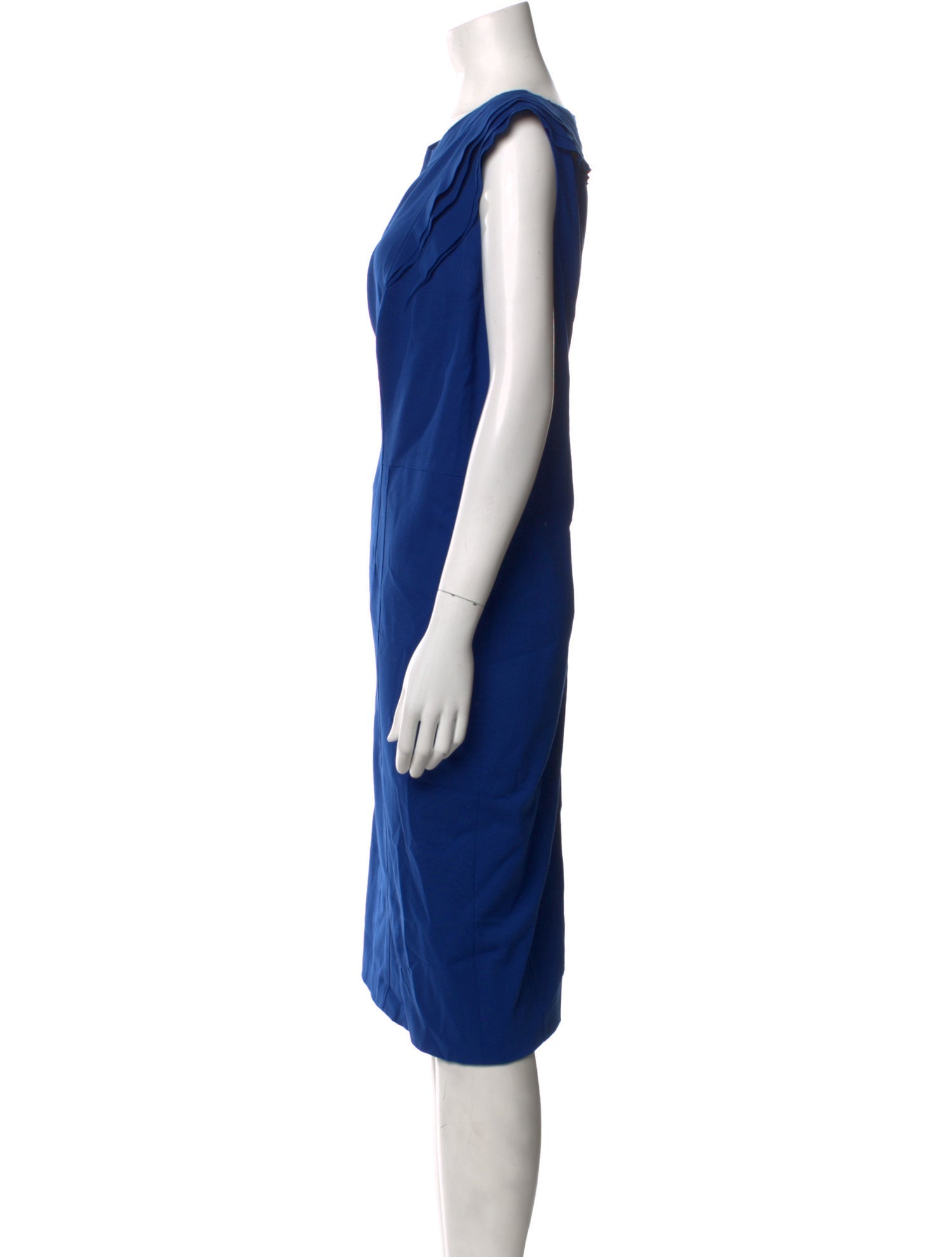 Akris Punto Bateau Neckline Midi Length Dress