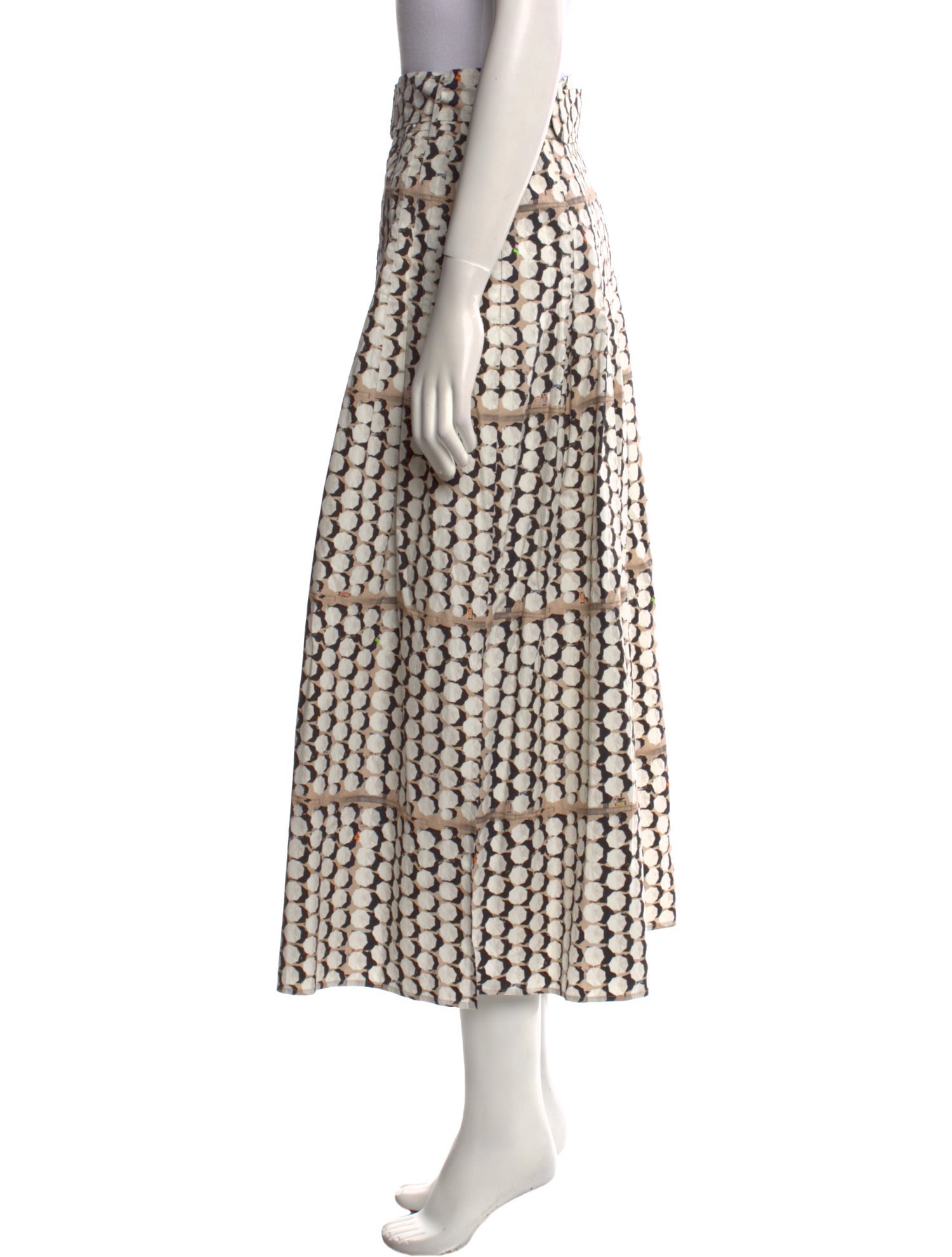 Akris Punto Printed Midi Length Skirt