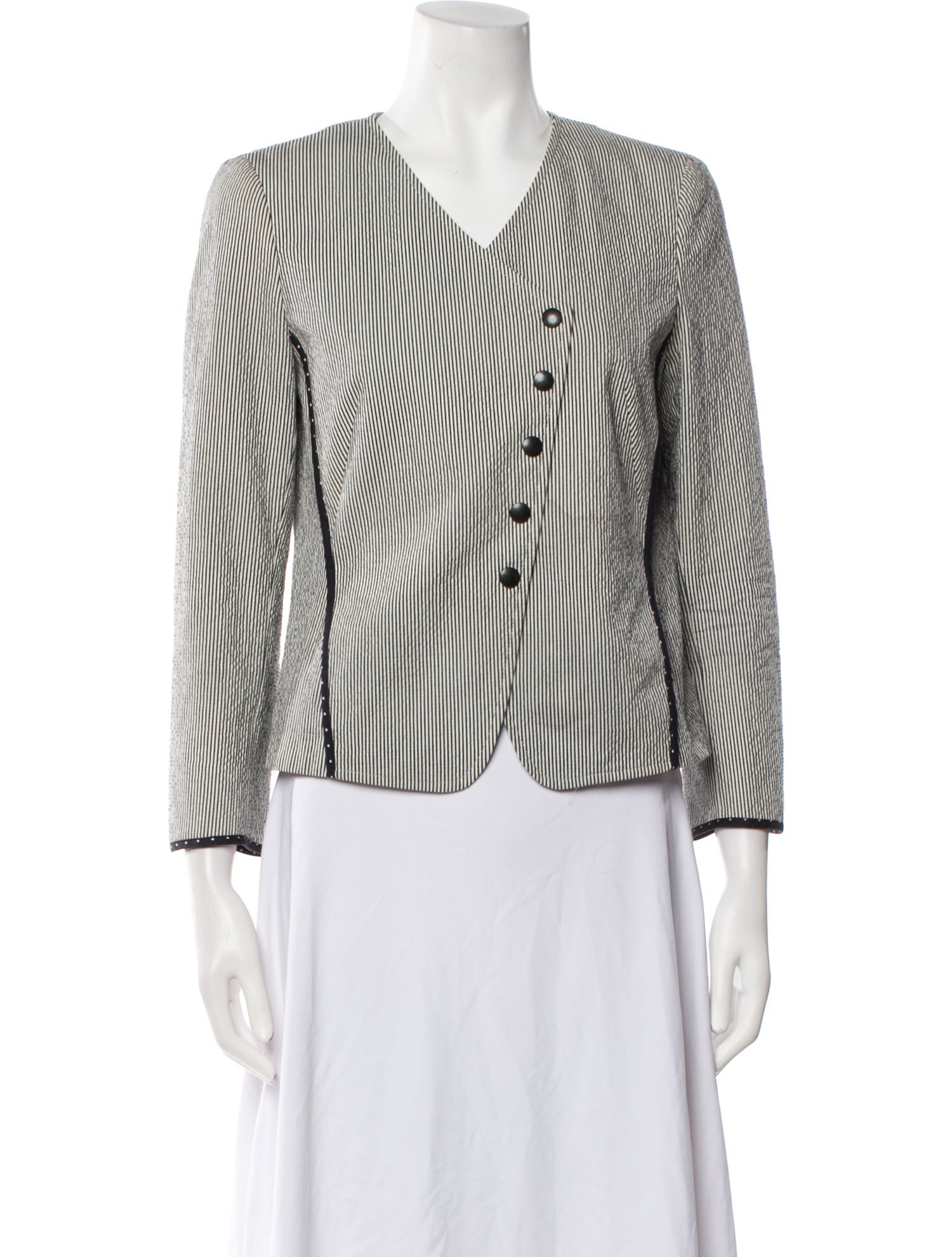 Akris Punto Striped Blazer