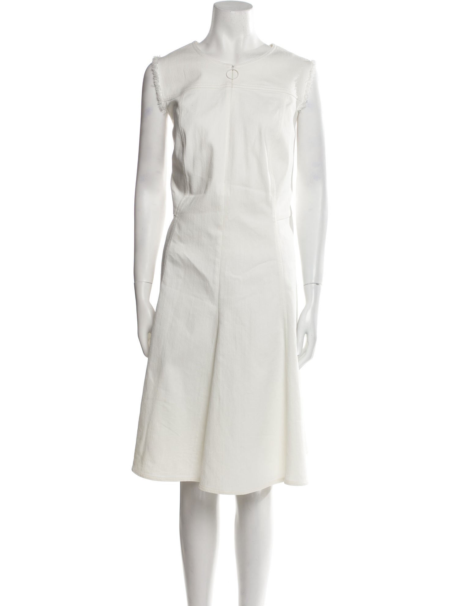 Akris Punto Crew Neck Midi Length Dress